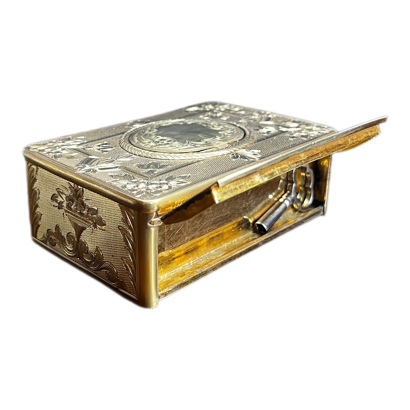 gilt bontems 1 box back open