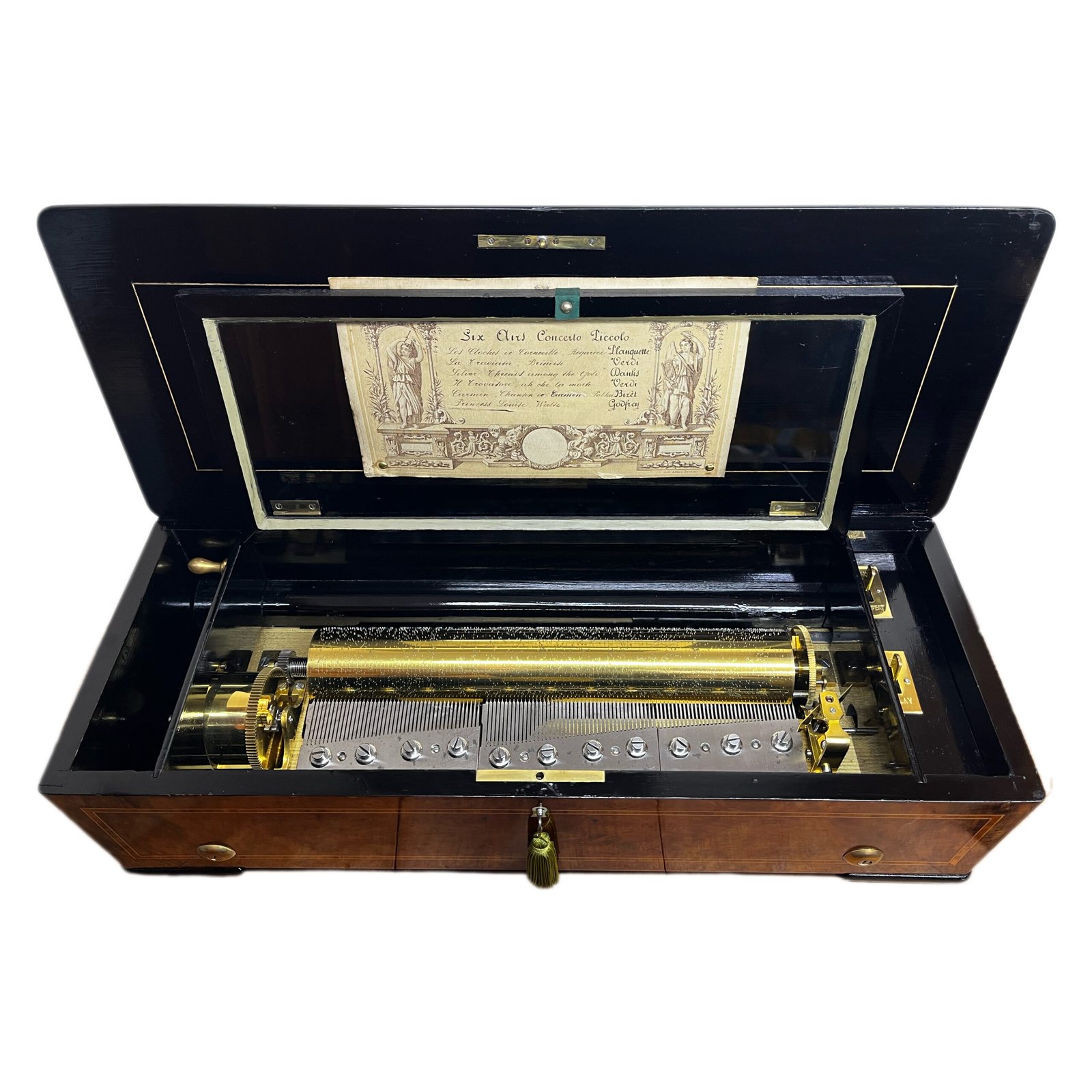 Langdorff Concerto Piccolo M6L1 langdorff music box 6 air open front
