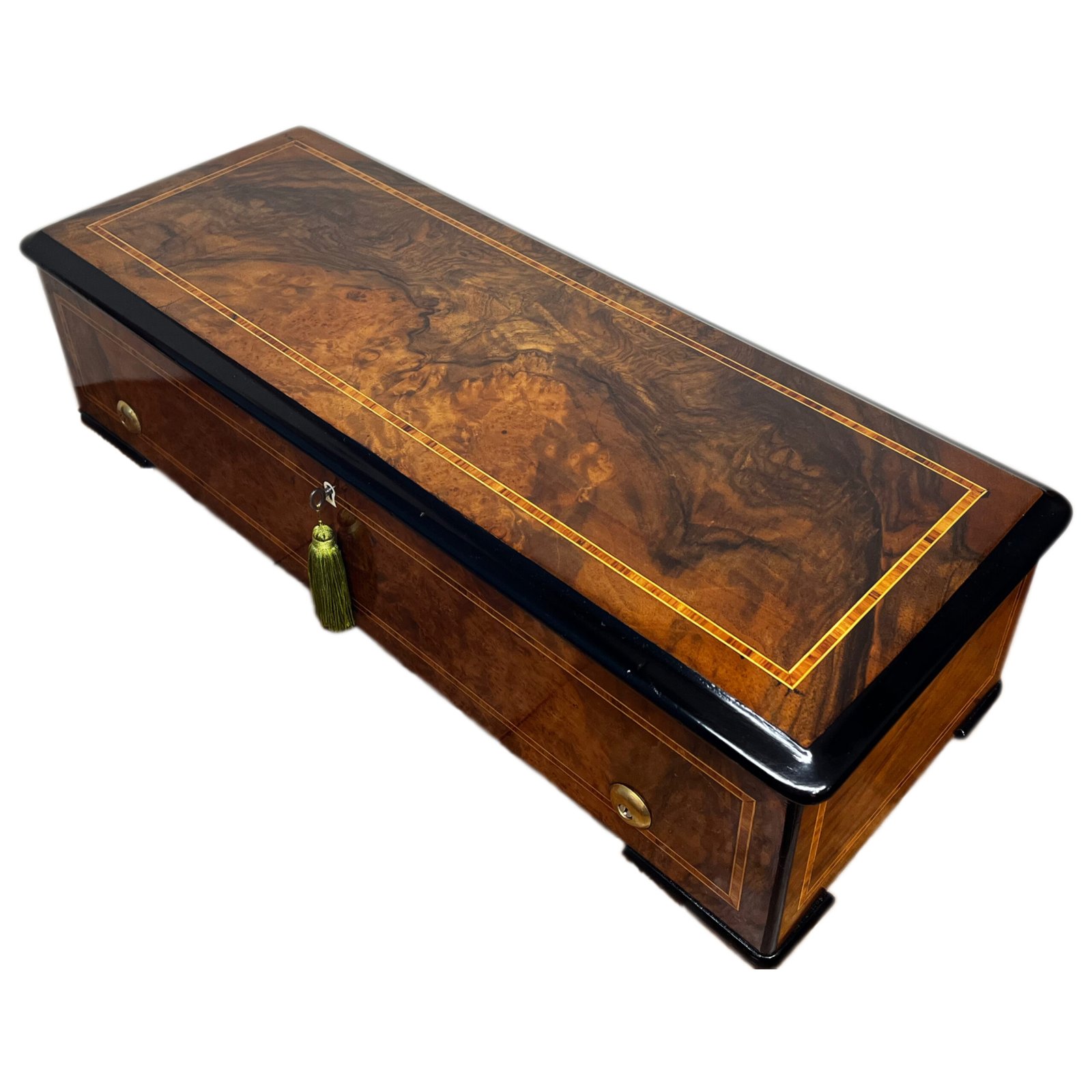 6 air langdorff antique musical box