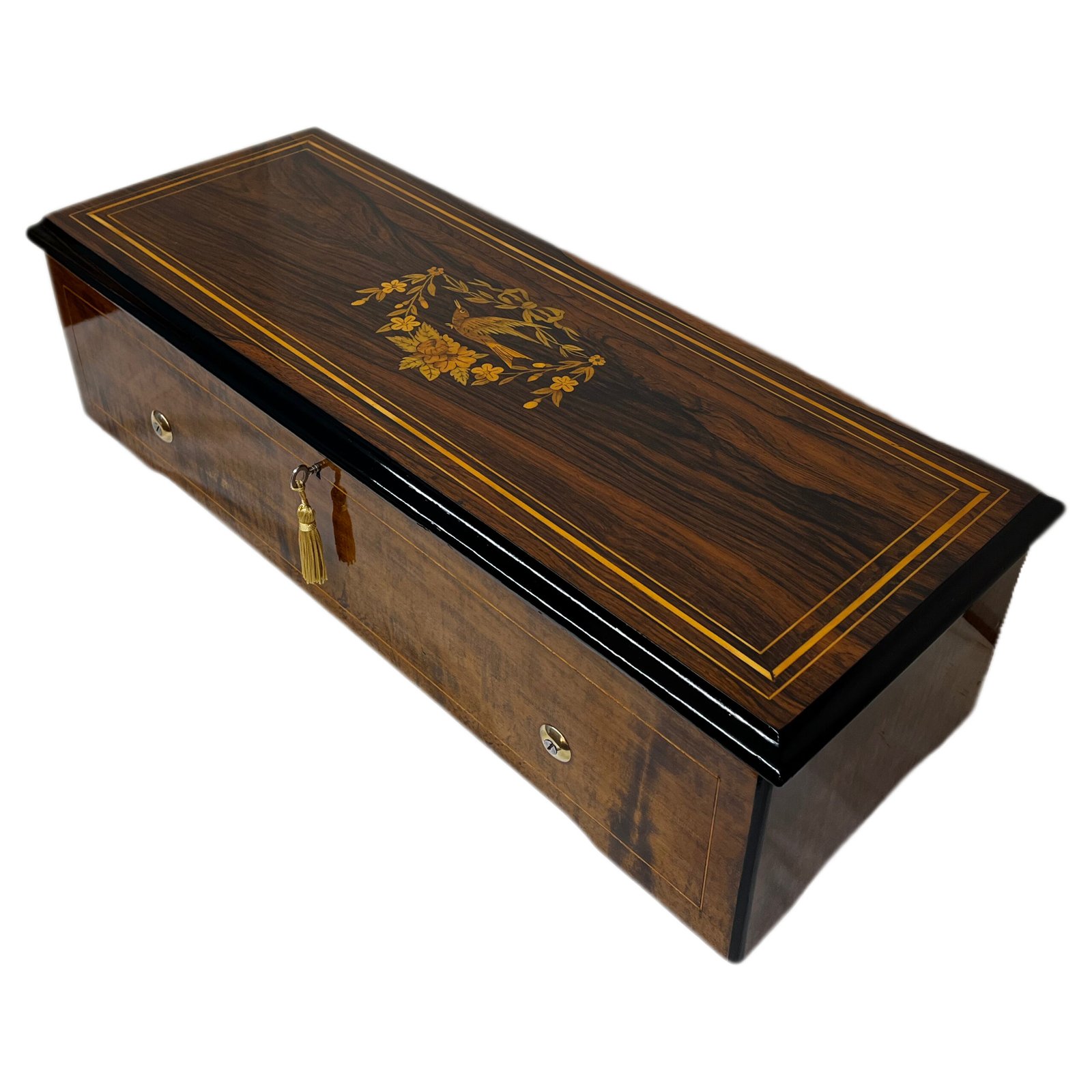 pvf 6 air mandolin antique musical box