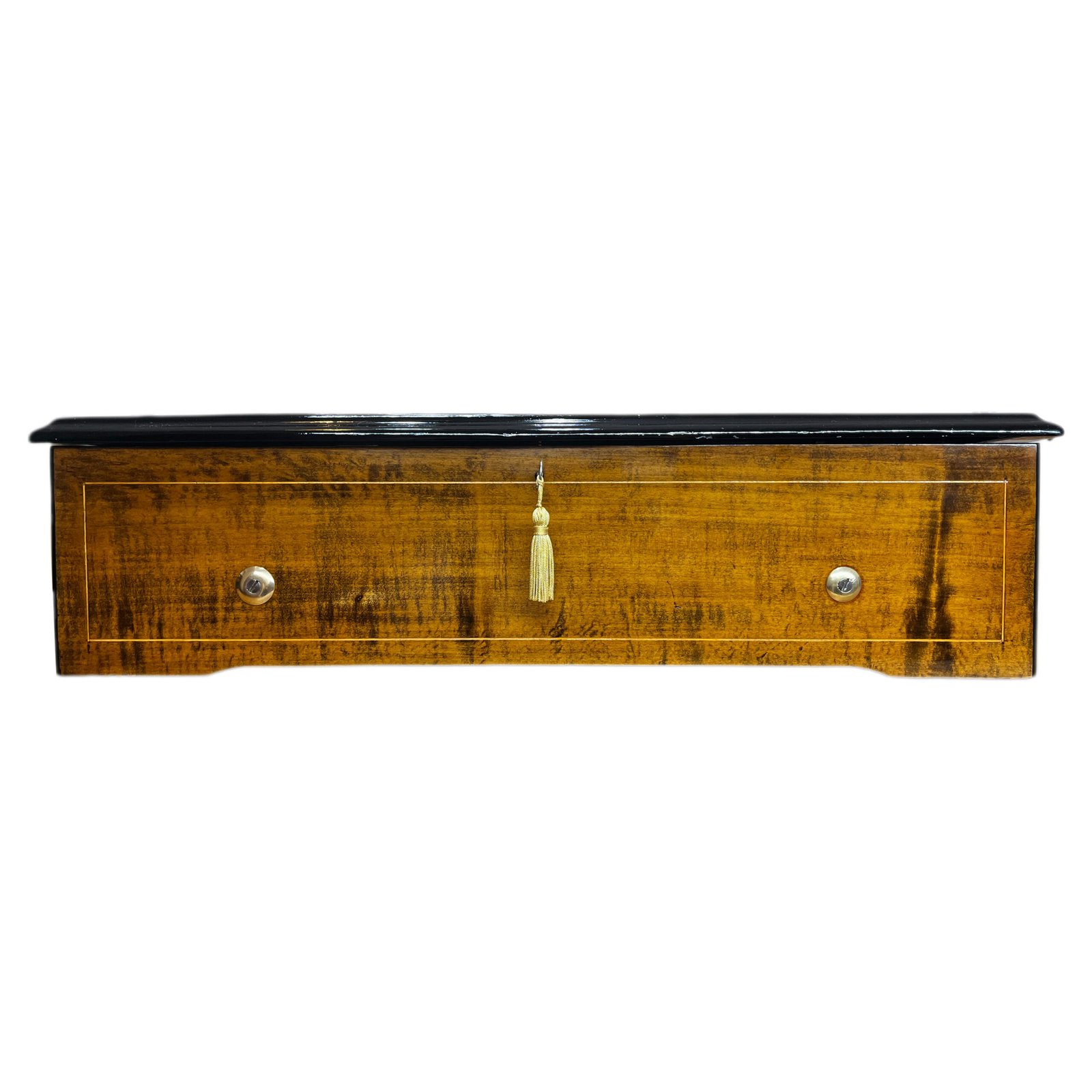 pvf mandolin antique musical box front