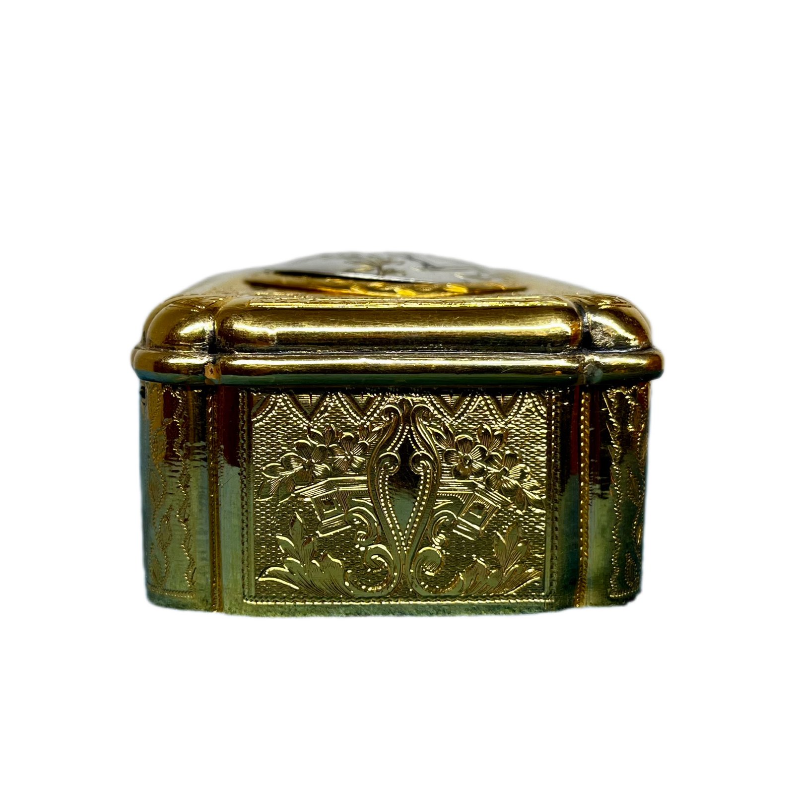 gilt singing bird box by bontems sgb2c left